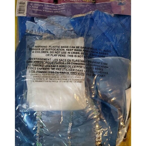 Costume Cinderella Junior Large Disney New in package dress up pretend - Picture 6 of 6